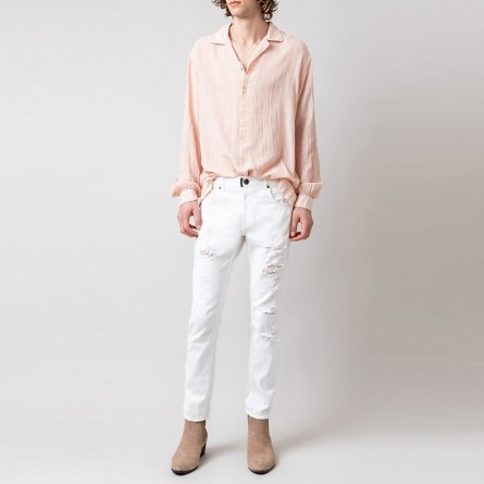 GAELLE PARIS - Jeans mit Abnutzungseffekt und Logo GAELLE PARIS - Jeans mit Abnutzungseffekt und Logo