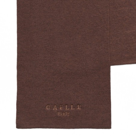 GAELLE PARIS - Scarf with embroidered logo