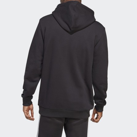 Adidas originals black trefoil hoodie on sale