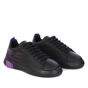 EMPORIO ARMANI - Turnschuhe mit degradiertem Logo 2