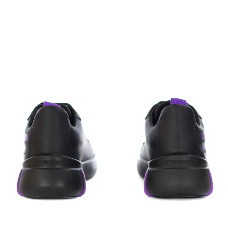 EMPORIO ARMANI - Sneakers con logo degradè