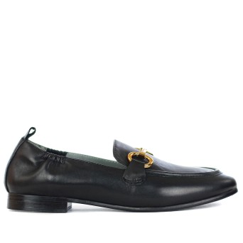 KATE MARIANI - Mocassin en cuir avec mors ornemental