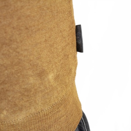 GAZZARRINI - Rollkragenpullover aus Merinowolle mit Logo-Patch