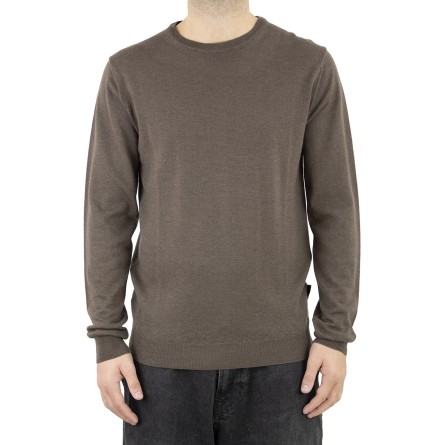 GAZZARRINI - Jersey de cuello redondo con parche del logotipo