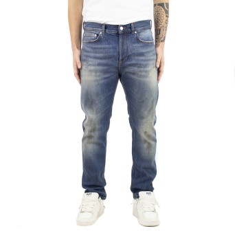 GRIFONI - Denim-Jeans mit Flecken