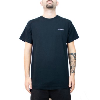 BACKSIDECLUB - T-shirt noir avec logo Mhx 780