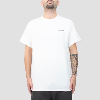 BACKSIDECLUB - Mhx 780 Logo Weißes T-shirt