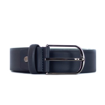MOMO DESIGN - Cinturón de piel con logotipo