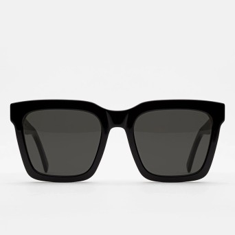 RETROSUPERFUTURE - Schwarze Aalto-Sonnenbrille