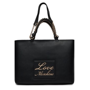 LOVE MOSCHINO - Tote Tasche mit Metall-Logo
