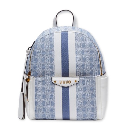 LIU JO - Backpack with all over logo