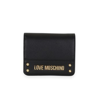 LOVE MOSCHINO - Portefeuille avec logo et clous