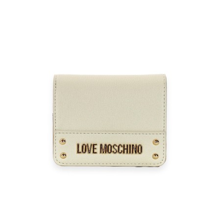 LOVE MOSCHINO - Wallet with logo and studs