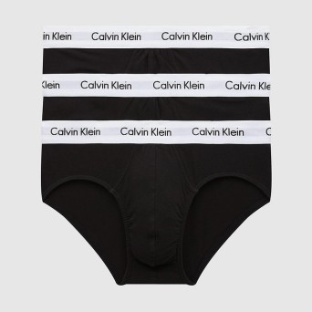 CALVIN KLEIN UNDERWEAR - Slip à trois poches avec logo