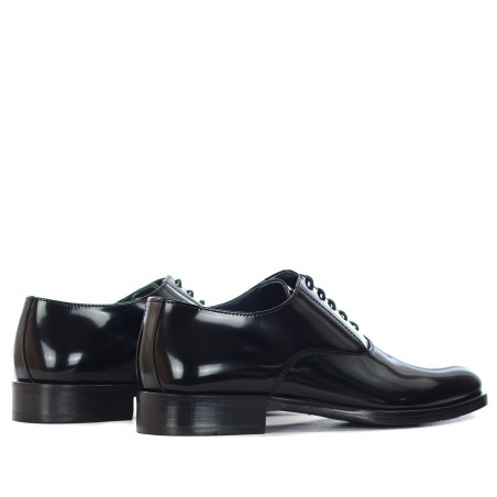 CRISTIANO GUALTIERI - French lace-up in abrasive leather