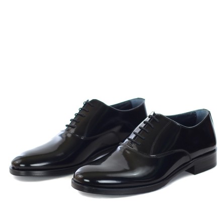 CRISTIANO GUALTIERI - French lace-up in abrasive leather