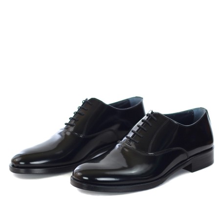 CRISTIANO GUALTIERI - French lace-up in abrasive leather