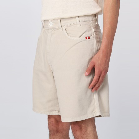 AMISH - Cotton denim bermuda shorts AMISH - Cotton denim bermuda shorts