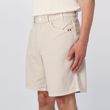 AMISH - Cotton denim bermuda shorts