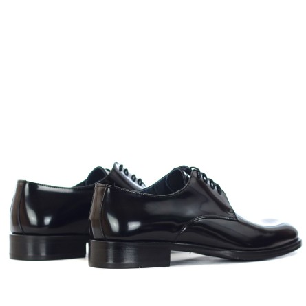 CRISTIANO GUALTIERI - Abrasive leather derby lace-up CRISTIANO GUALTIERI - Abrasive leather derby lace-up