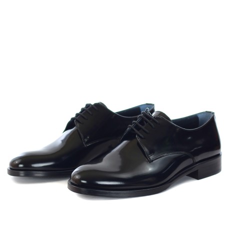 CRISTIANO GUALTIERI - Derby con cordones de cuero abrasivo