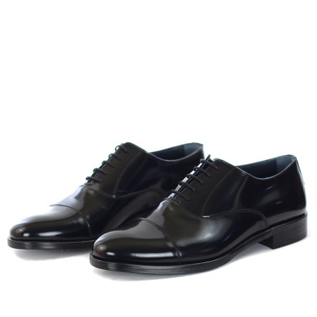 CRISTIANO GUALTIERI - French lace-up in abrasive leather