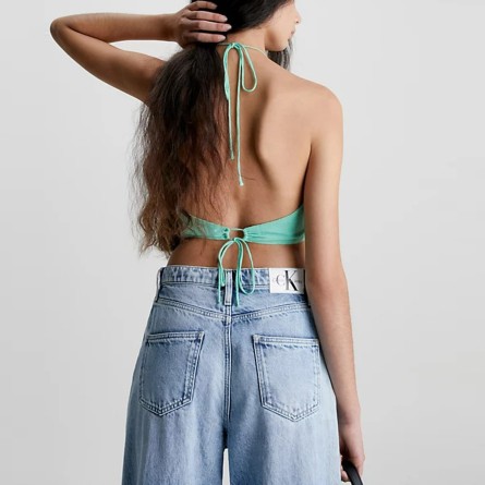 CALVIN KLEIN - Top mit Logoaufnäher CALVIN KLEIN - Top mit Logoaufnäher