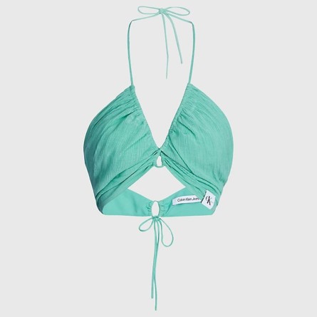 CALVIN KLEIN - Top con parche del logo CALVIN KLEIN - Top con parche del logo