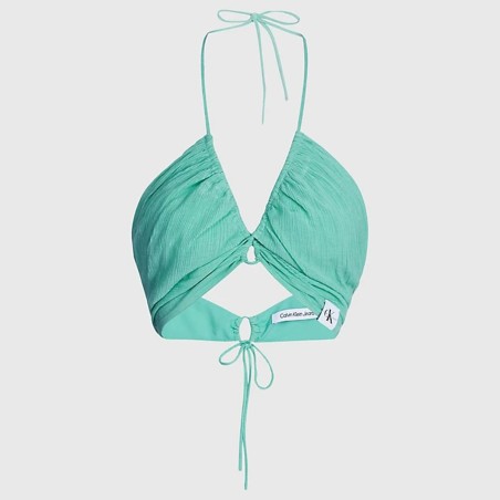 CALVIN KLEIN - Top con parche del logo