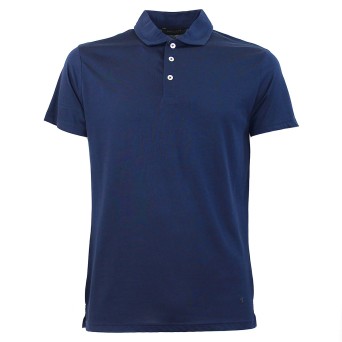OUT/FIT - Three-button polo shirt with mini logo