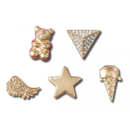 CROCS - Glücksbringer Jibbitz™ GOLD ICONS CROCS - Glücksbringer Jibbitz™ GOLD ICONS