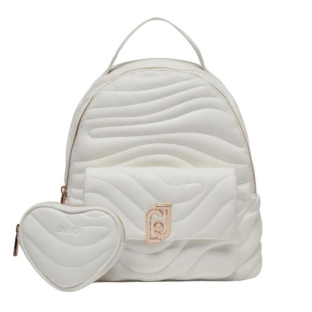 LIU JO - Quilted backpack with logo