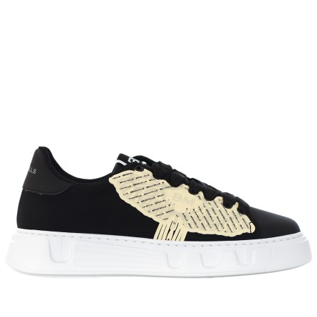 BRIAN MILLS - Zapatillas de tela con parche del logotipo