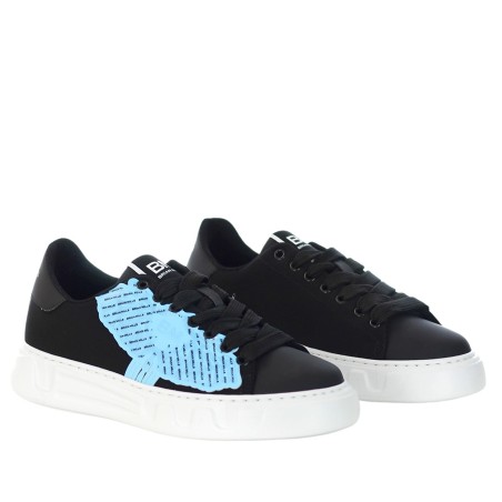 BRIAN MILLS - Baskets en tissu avec patch logo