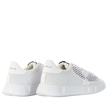BRIAN MILLS - Zapatillas de tela con parche del logotipo