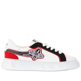 BRIAN MILLS - Canvas sneakers with logo