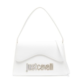 JUST CAVALLI - Bolso de mano con logotipo metálico