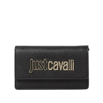 JUST CAVALLI - Bolso de hombro con logotipo metálico