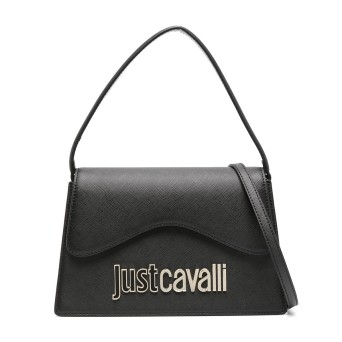 JUST CAVALLI - Bolso de mano con logotipo metálico