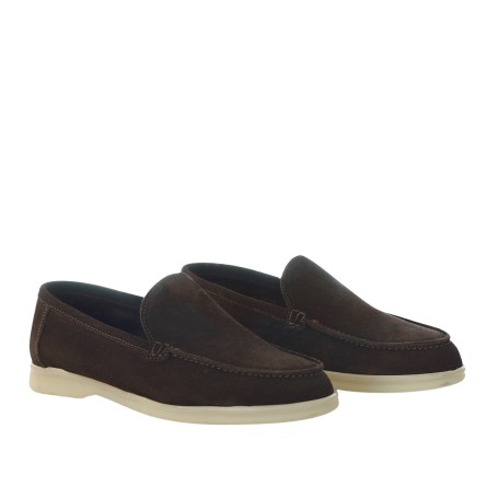 LORIS LORENZO - Loafer suede leather