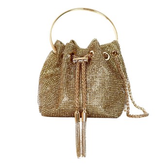 EXÉ - Mini rhinestone handbag