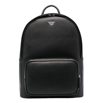 EMPORIO ARMANI - Backpack with monogrammed logo
