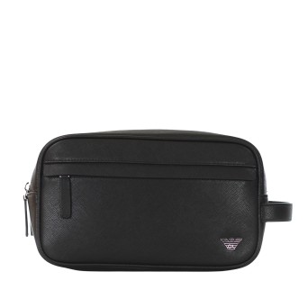 EMPORIO ARMANI - Beauty Case in with monogrammed logo