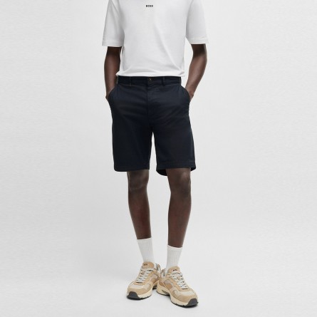 BOSS - Schlanke Chino-Shorts
