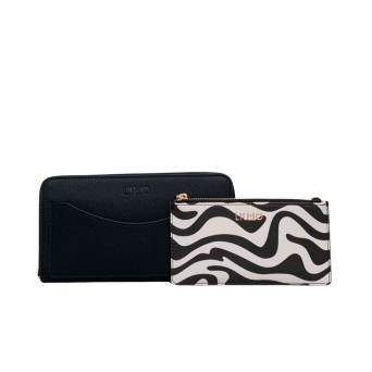 LIU JO - Wallet with removable mini clutch bag