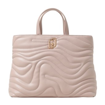 LIU JO - Quilted handbag with logo