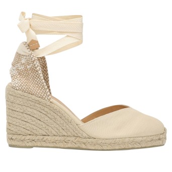CASTANER - Wedge Espadrille Sandal with Laces