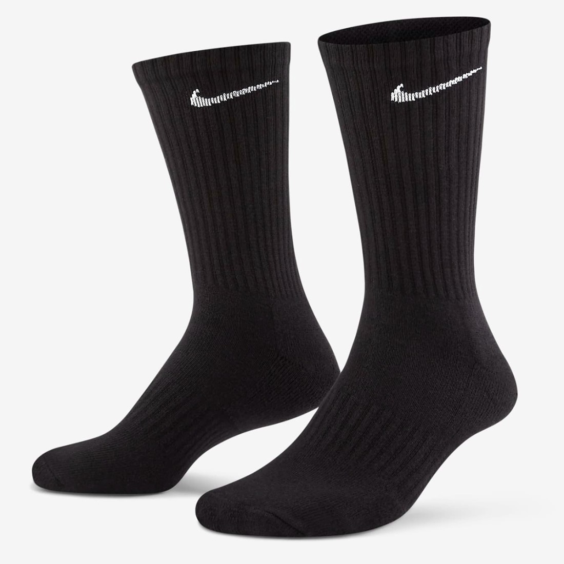 NIKE Set of Three Pairs of Everyday Cushioned Socks SX7664 010 NERO