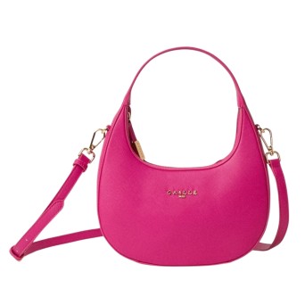GAELLE PARIS - Saffiano faux leather handbag with...