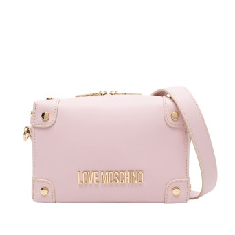 LOVE MOSCHINO - Shoulder bag with metal lettering logo
